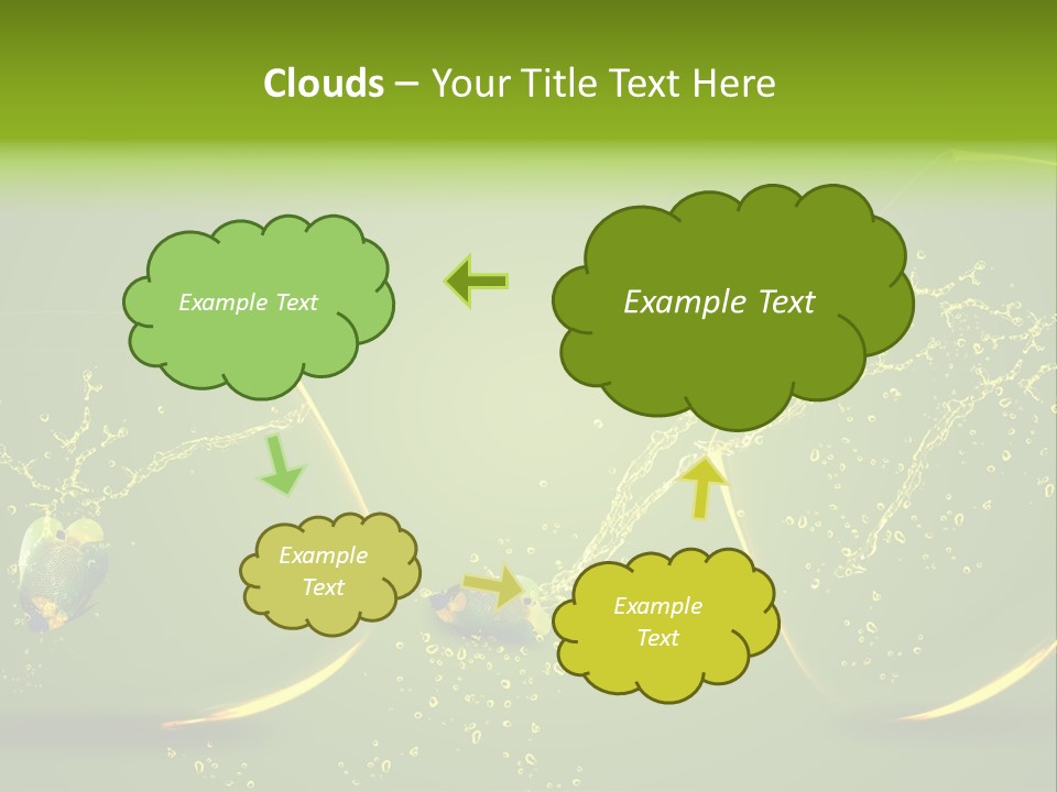 Diving Freedom Angel PowerPoint Template