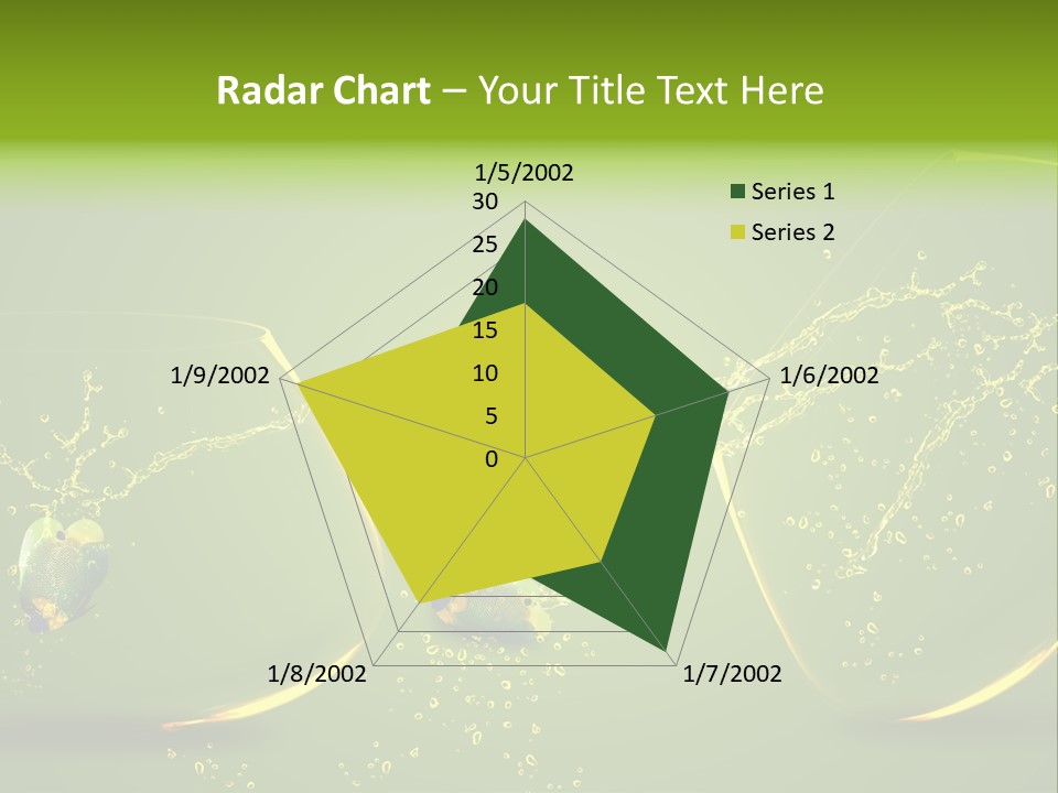 Diving Freedom Angel PowerPoint Template