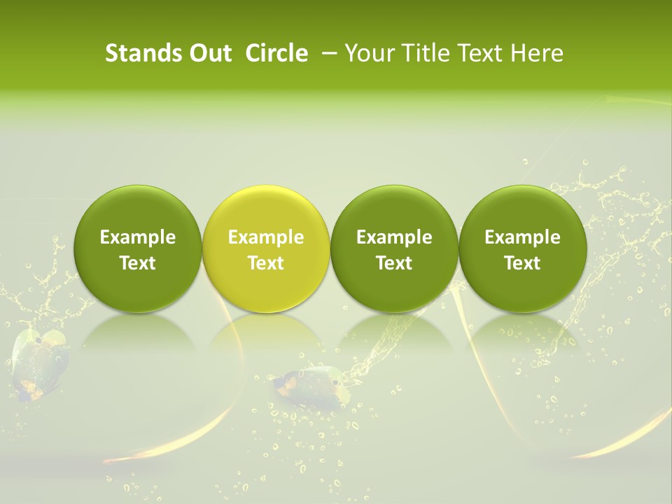 Diving Freedom Angel PowerPoint Template