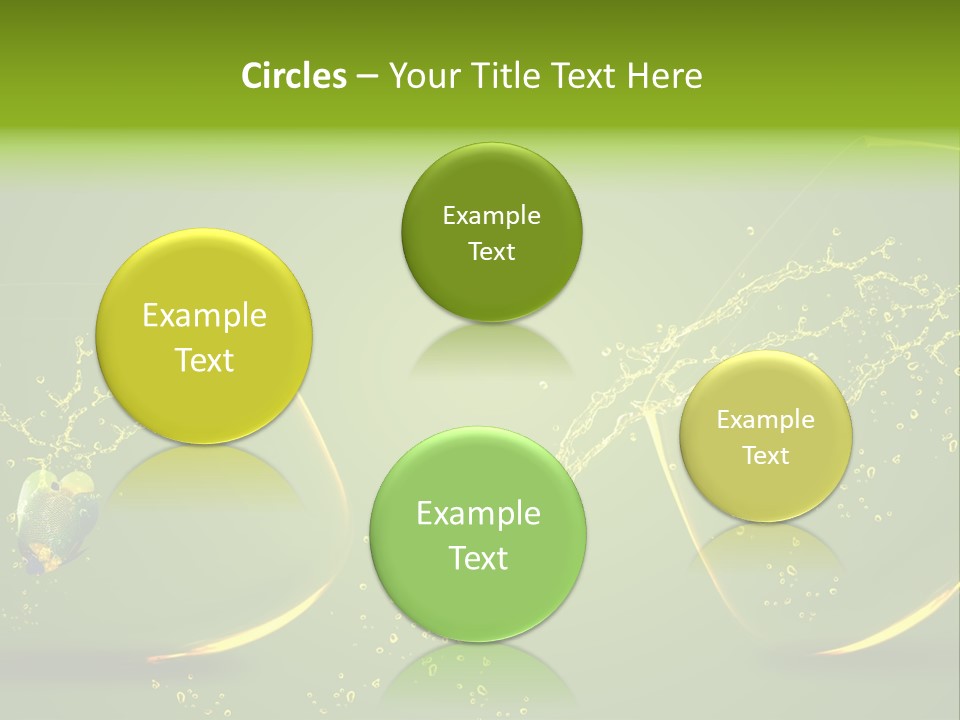 Diving Freedom Angel PowerPoint Template
