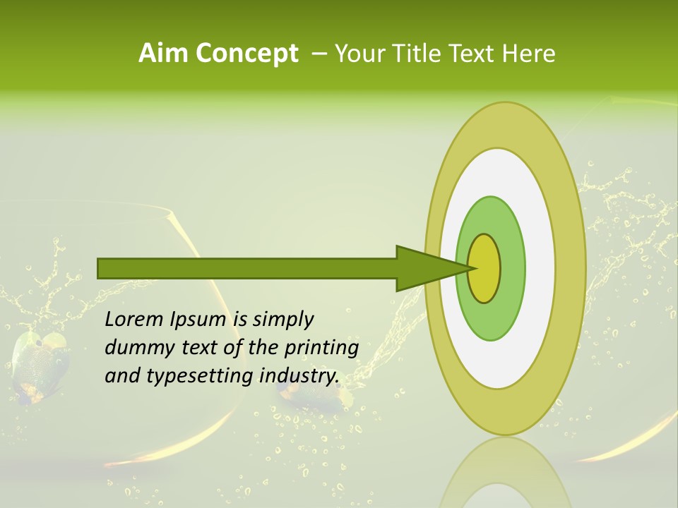 Diving Freedom Angel PowerPoint Template