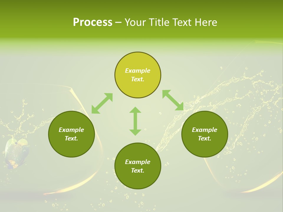 Diving Freedom Angel PowerPoint Template
