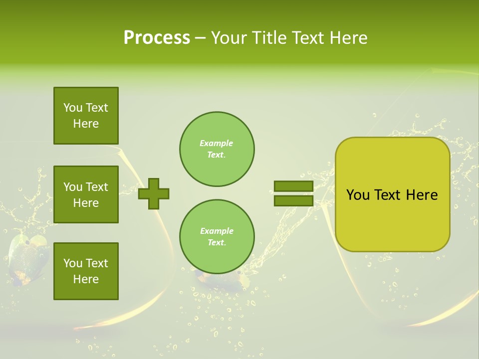 Diving Freedom Angel PowerPoint Template