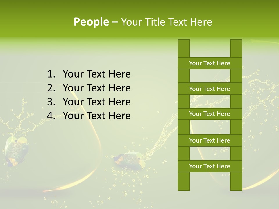 Diving Freedom Angel PowerPoint Template