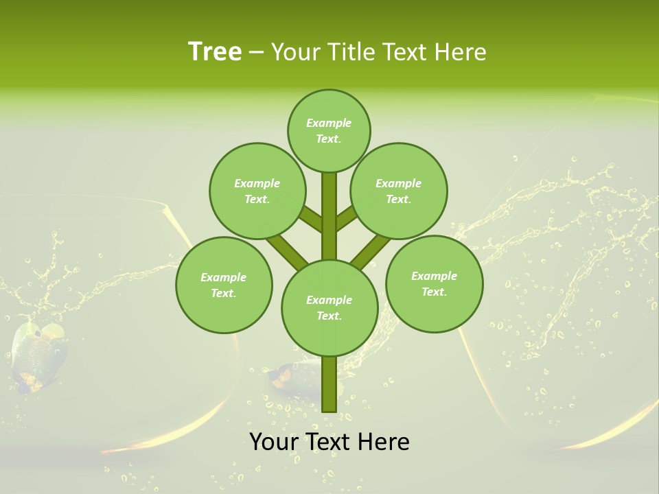 Diving Freedom Angel PowerPoint Template