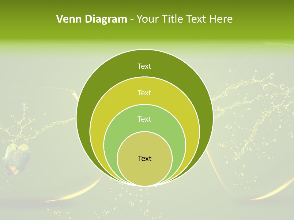 Diving Freedom Angel PowerPoint Template