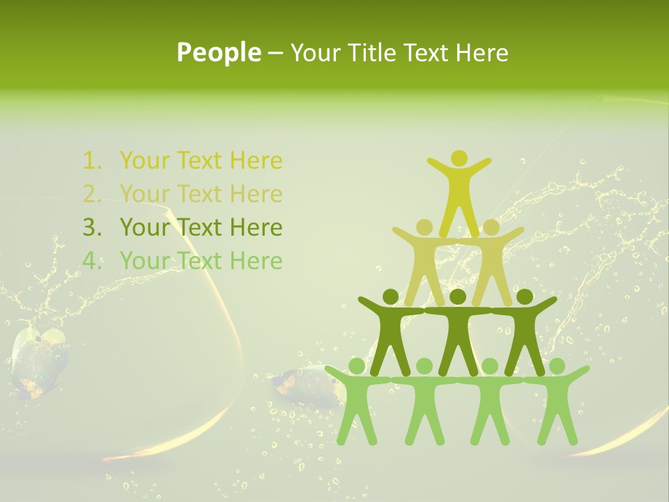 Diving Freedom Angel PowerPoint Template