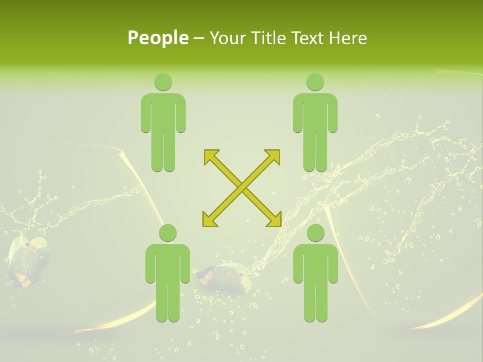 Diving Freedom Angel PowerPoint Template