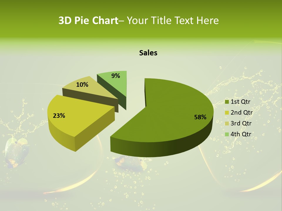 Diving Freedom Angel PowerPoint Template