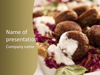 Lunch Diet Fried PowerPoint Template