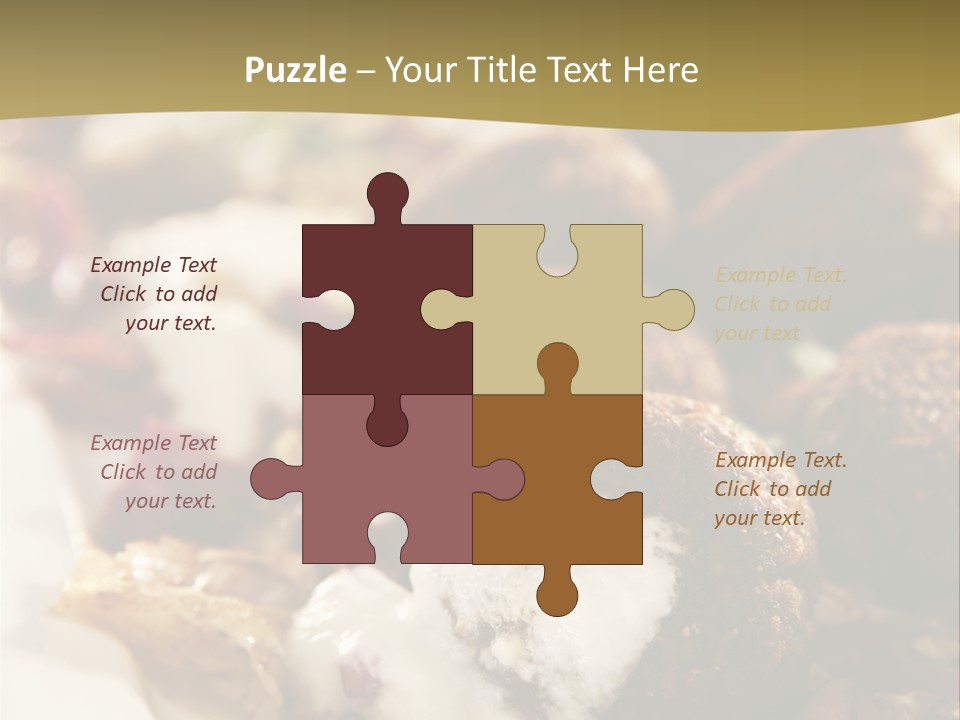 Lunch Diet Fried PowerPoint Template