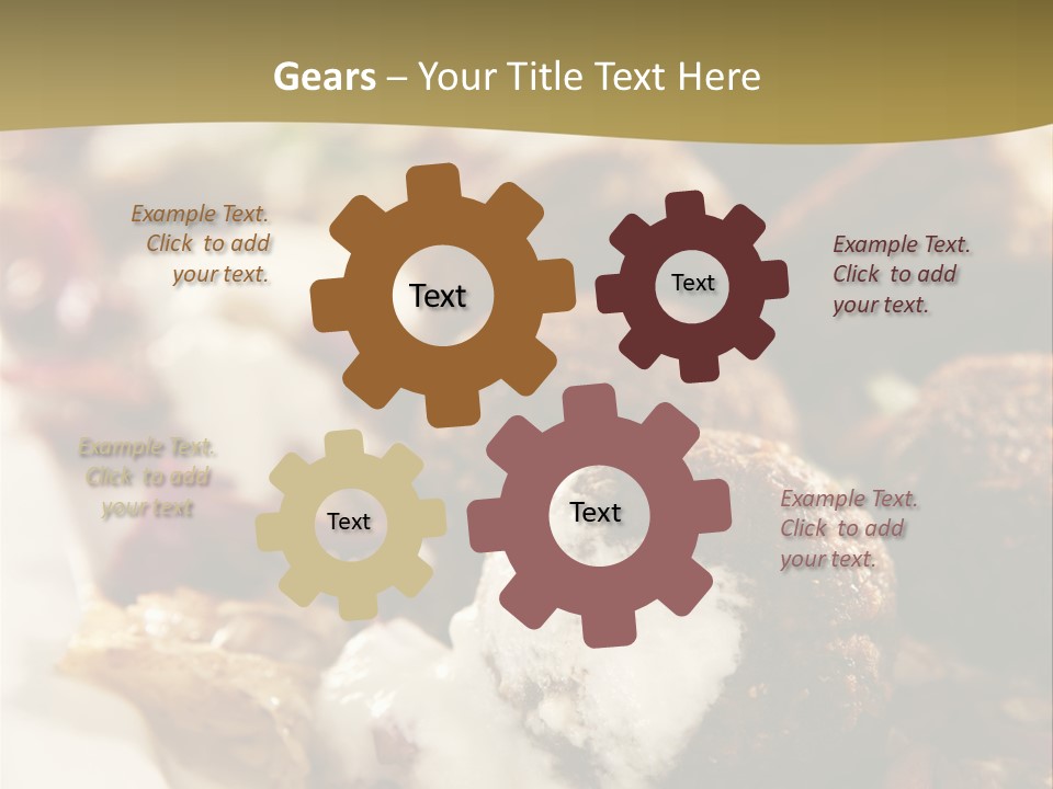 Lunch Diet Fried PowerPoint Template