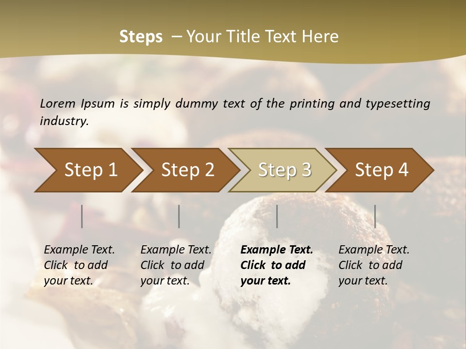 Lunch Diet Fried PowerPoint Template