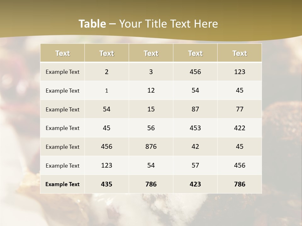 Lunch Diet Fried PowerPoint Template