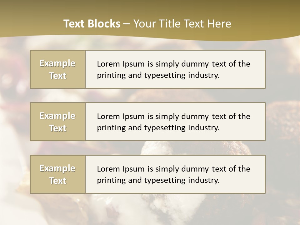 Lunch Diet Fried PowerPoint Template