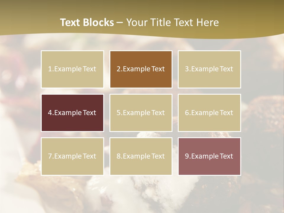 Lunch Diet Fried PowerPoint Template