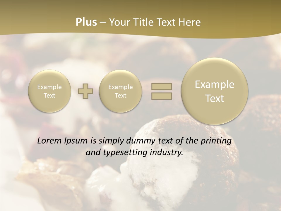 Lunch Diet Fried PowerPoint Template