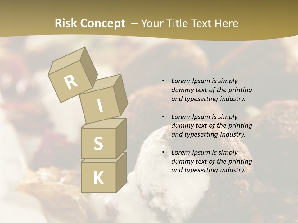 Lunch Diet Fried PowerPoint Template