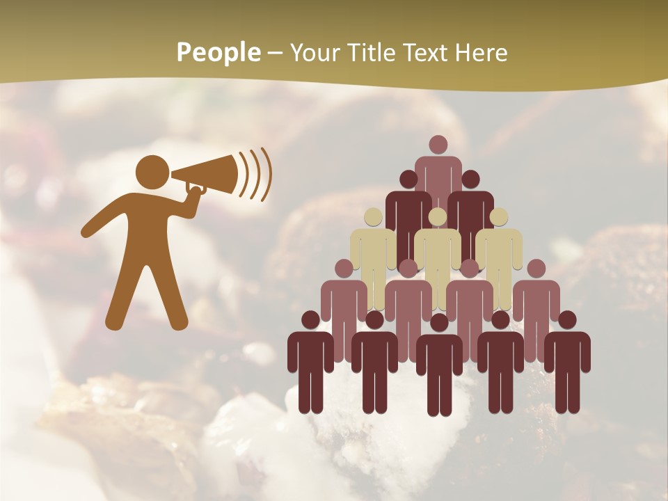 Lunch Diet Fried PowerPoint Template