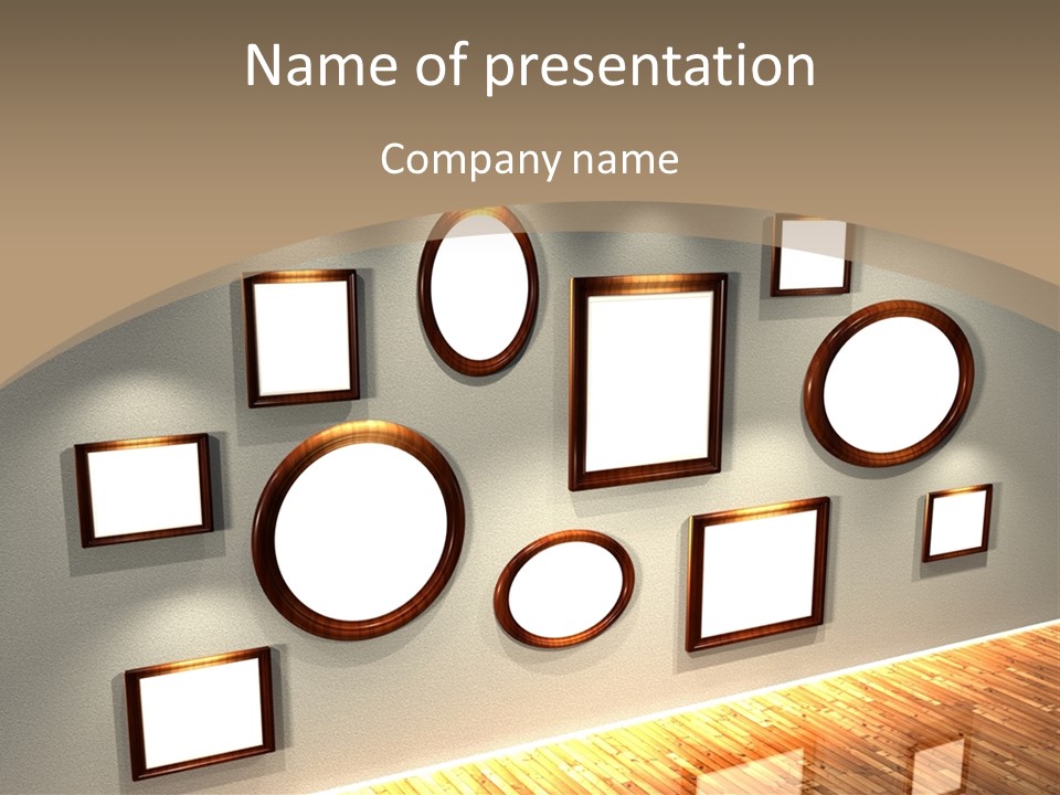 Set Collection Empty PowerPoint Template