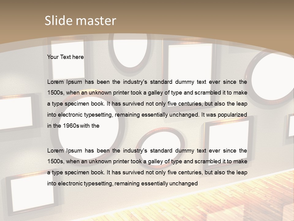 Set Collection Empty PowerPoint Template