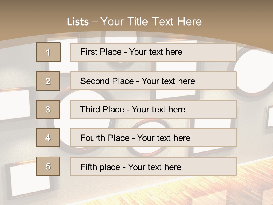 Set Collection Empty PowerPoint Template