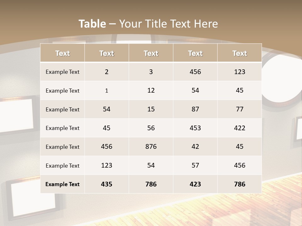 Set Collection Empty PowerPoint Template