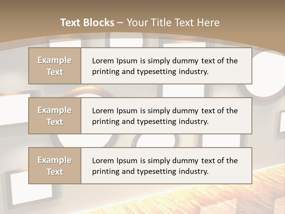 Set Collection Empty PowerPoint Template