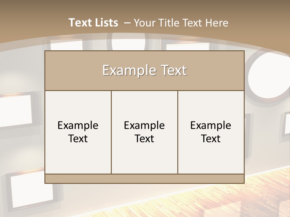 Set Collection Empty PowerPoint Template