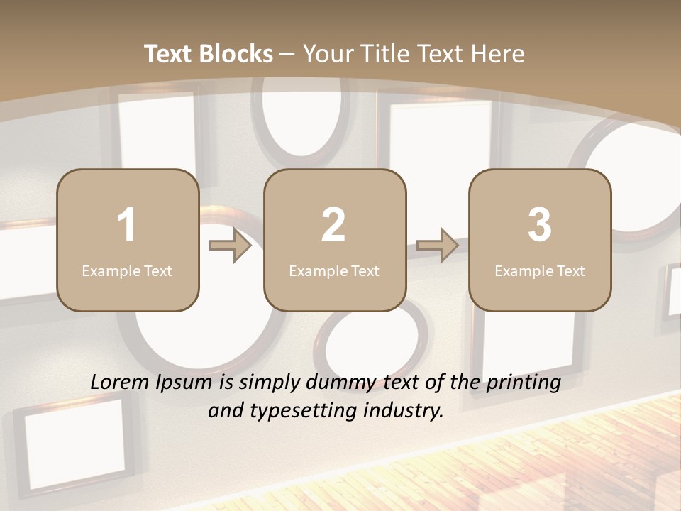 Set Collection Empty PowerPoint Template