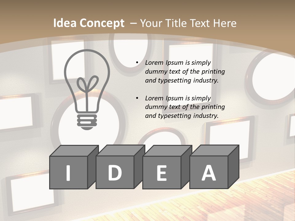 Set Collection Empty PowerPoint Template