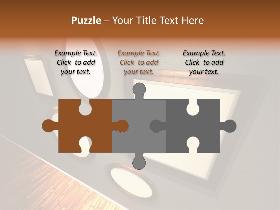 Retro Gallery Design PowerPoint Template