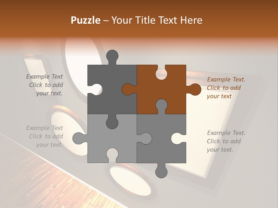 Retro Gallery Design PowerPoint Template