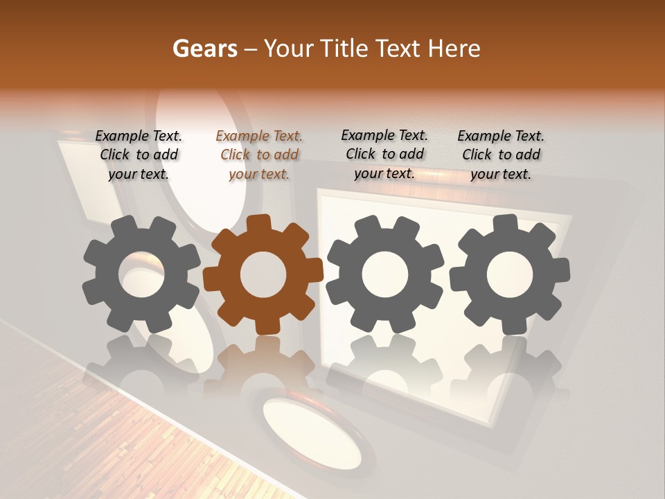 Retro Gallery Design PowerPoint Template