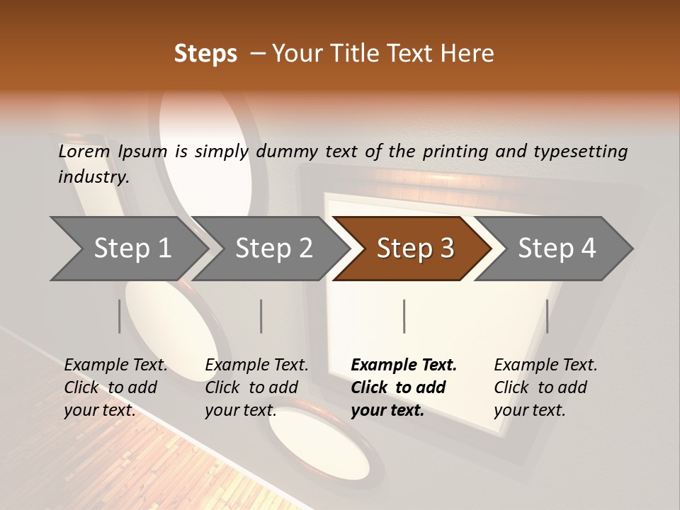 Retro Gallery Design PowerPoint Template