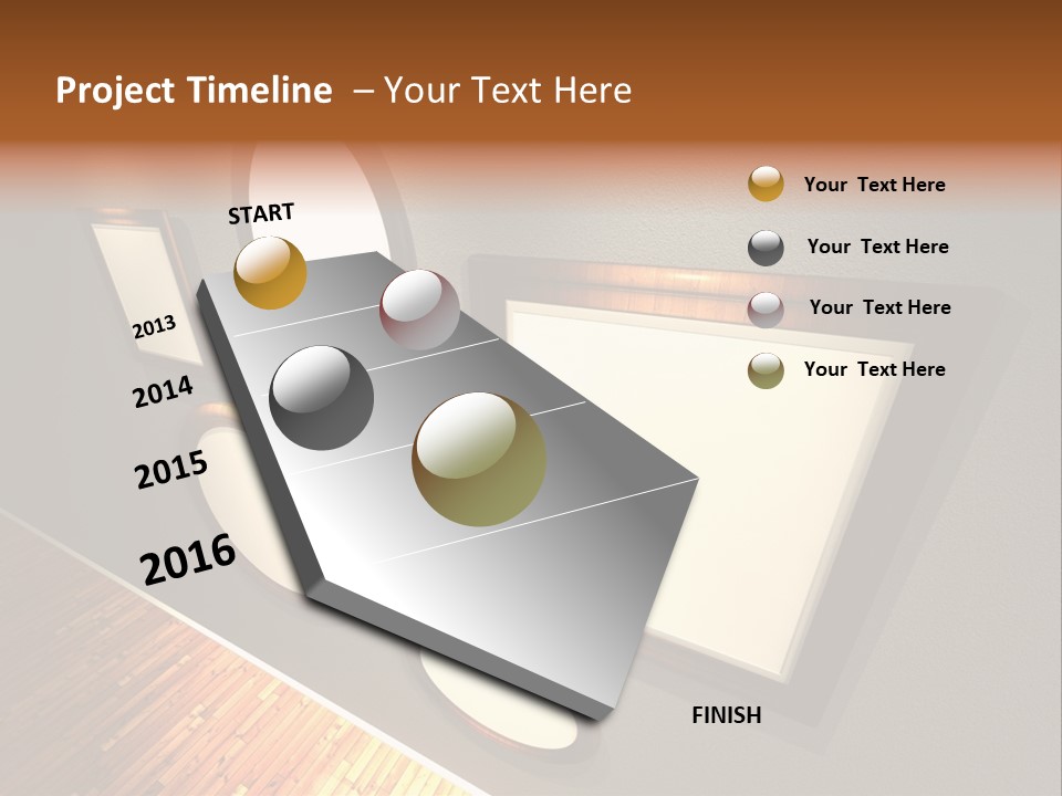 Retro Gallery Design PowerPoint Template