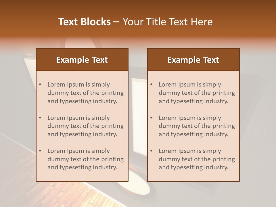 Retro Gallery Design PowerPoint Template