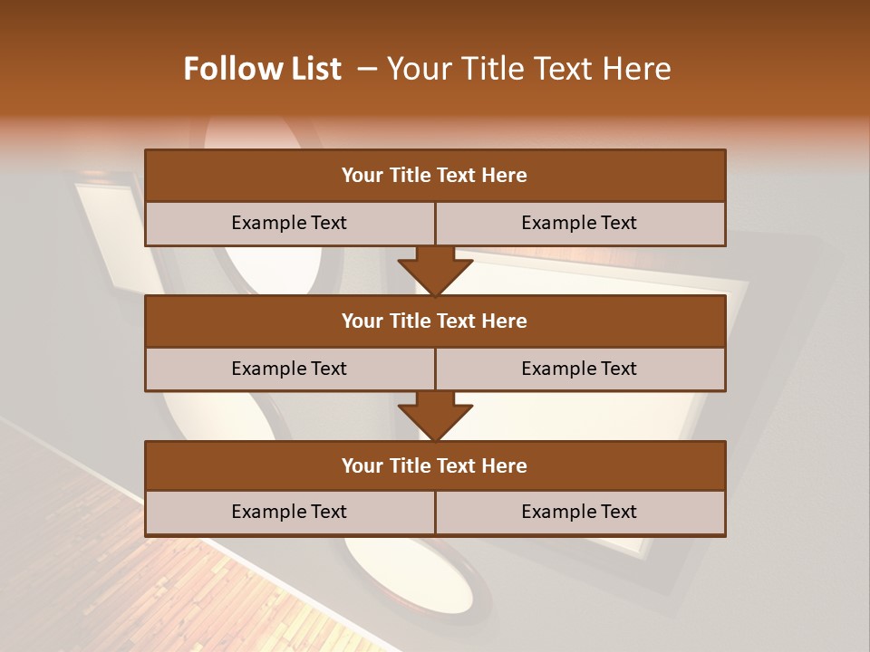 Retro Gallery Design PowerPoint Template