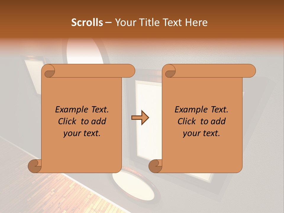 Retro Gallery Design PowerPoint Template
