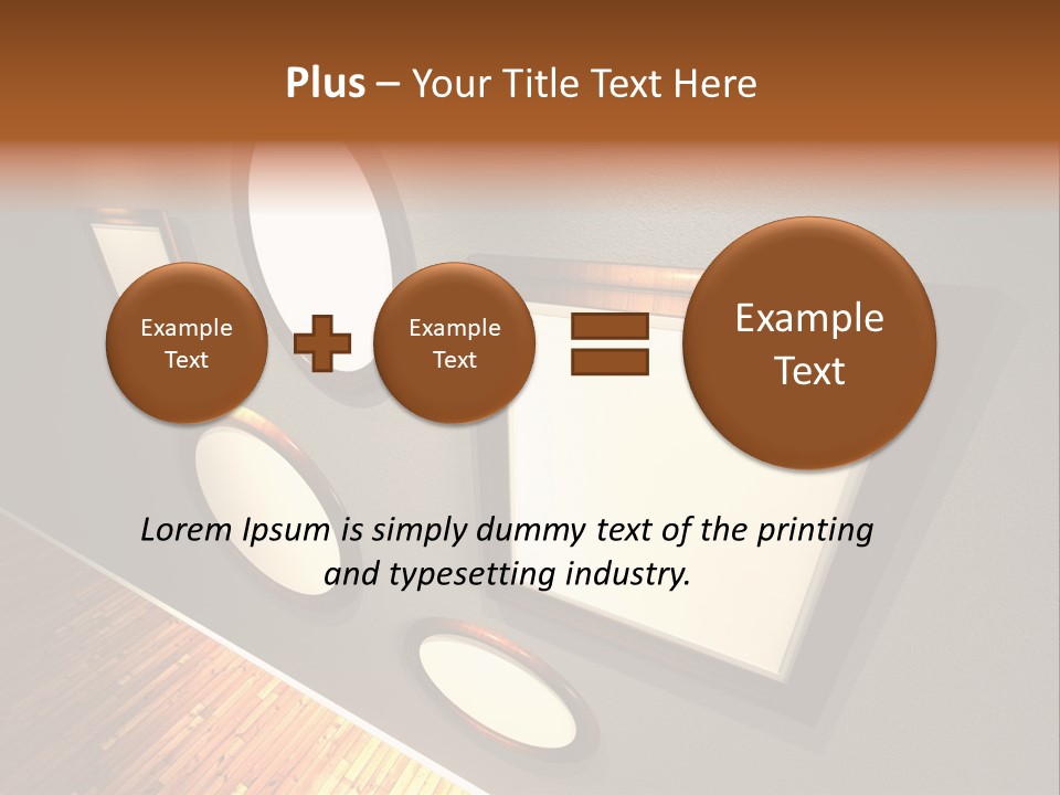 Retro Gallery Design PowerPoint Template