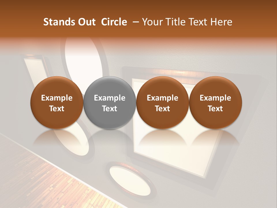 Retro Gallery Design PowerPoint Template