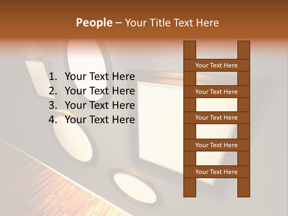 Retro Gallery Design PowerPoint Template