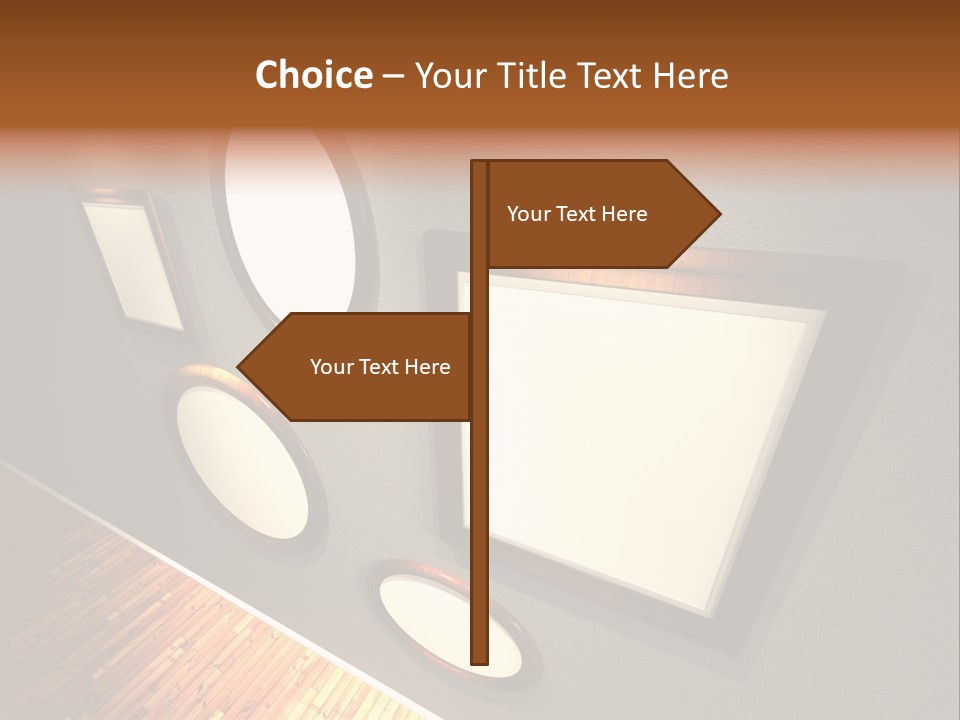 Retro Gallery Design PowerPoint Template