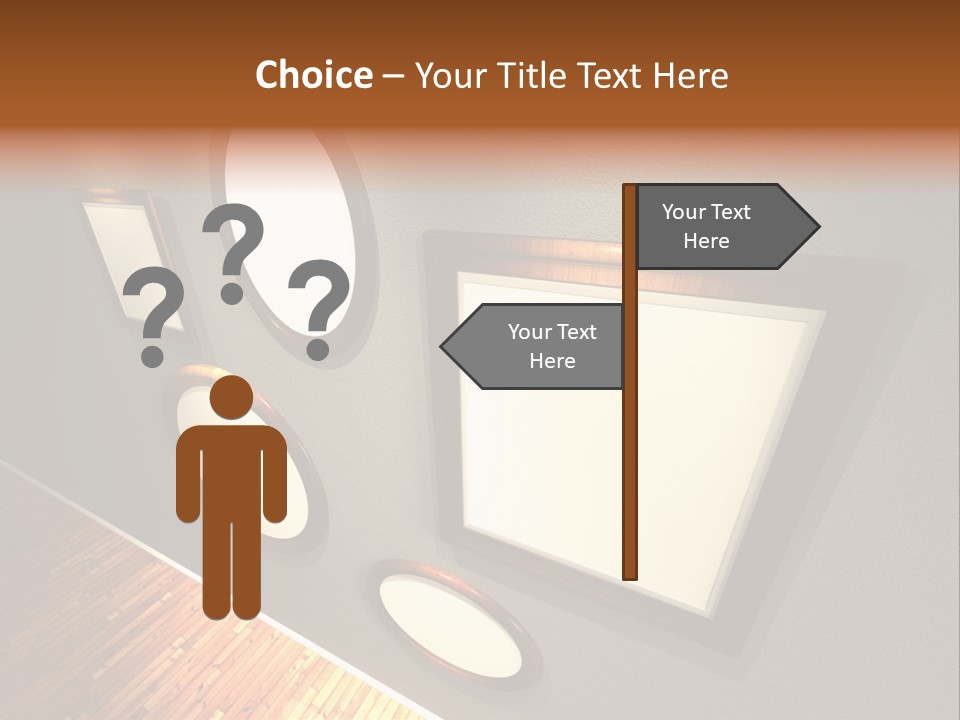 Retro Gallery Design PowerPoint Template