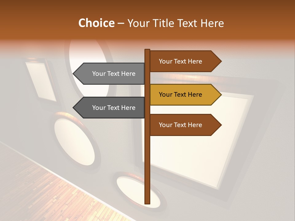 Retro Gallery Design PowerPoint Template