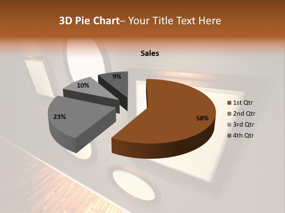 Retro Gallery Design PowerPoint Template