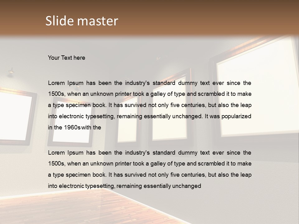 Rustic Home Background PowerPoint Template