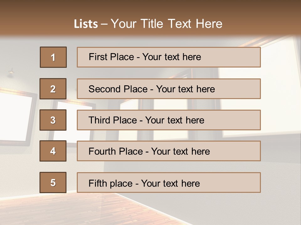 Rustic Home Background PowerPoint Template