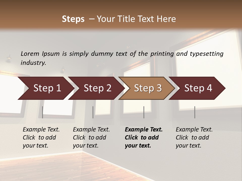 Rustic Home Background PowerPoint Template