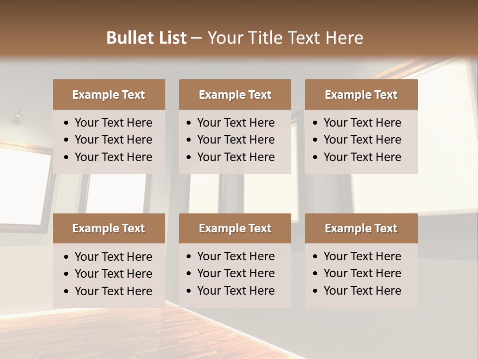 Rustic Home Background PowerPoint Template